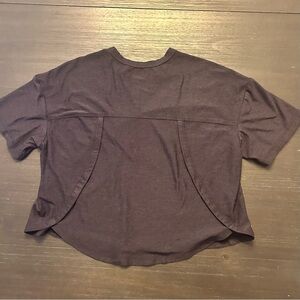 Casual  Girls’ Black Crop Top